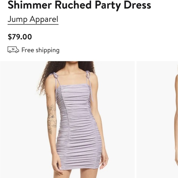 New with tags, lavender little dress, size M - Picture 1 of 4